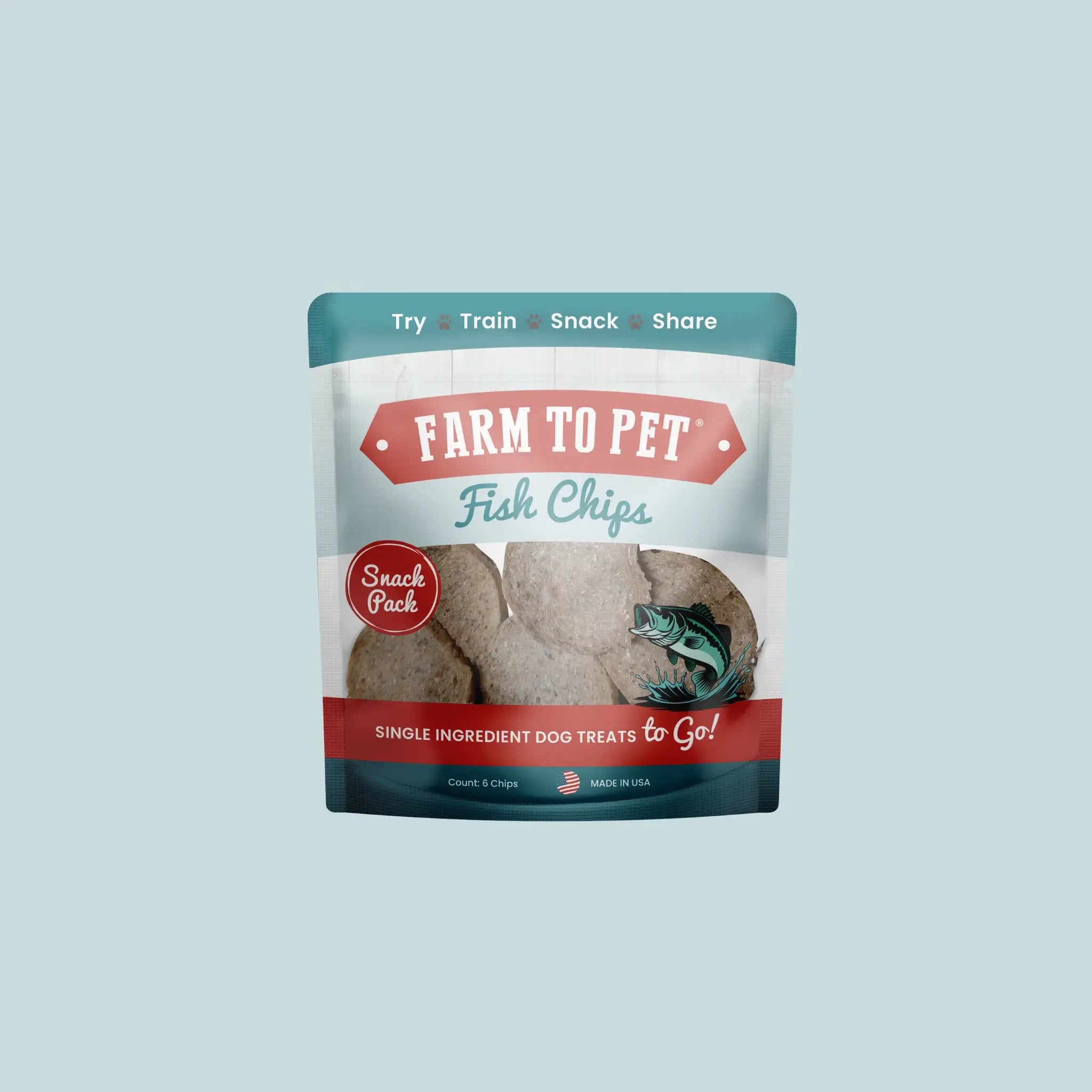 Fish Chips Snack Pack Bundles | Dog Treats for Training & Travel - Farm To Pet - Flyclothing LLC