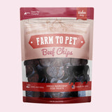 Beef Chips Dog Treats | Single-Ingredient Healthy Treats for Dogs - Farm To Pet - Flyclothing LLC