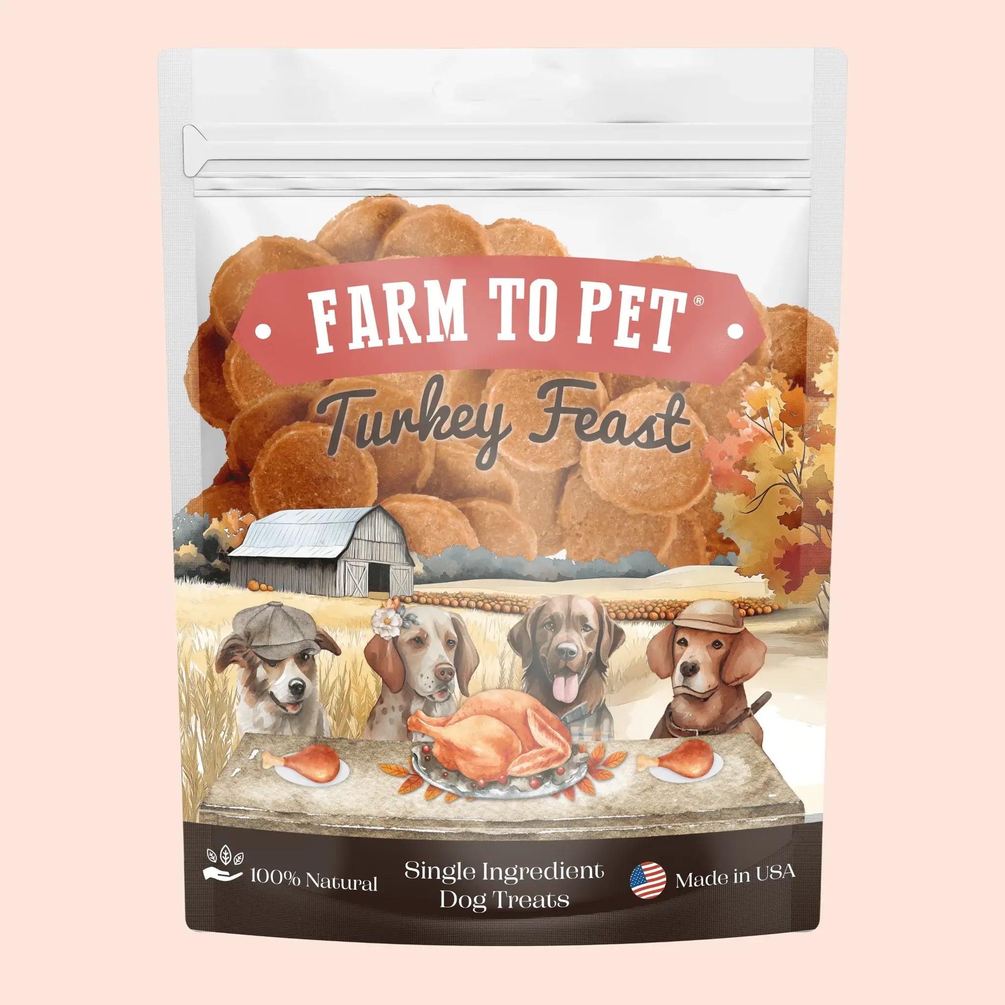 Turkey Feast Chips - Farm To Pet - Flyclothing LLC