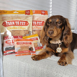 Turkey & Chicken Chip Dog Treat Duo | Single-Ingredient Poultry Treats for Dogs - Farm To Pet - Flyclothing LLC