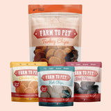 Puppy Packs 'n Snacks Dog Treat Starter Pack | Single-Ingredient Training Treats - Farm To Pet - Flyclothing LLC