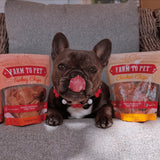Turkey & Chicken Chip Dog Treat Duo | Single-Ingredient Poultry Treats for Dogs - Farm To Pet - Flyclothing LLC