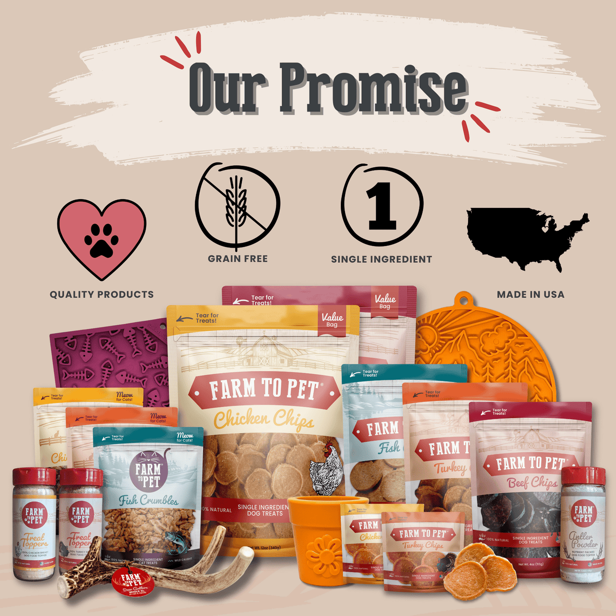 Farm To Pet Tote Bag | Paw-some Gift for Animal Lovers - Farm To Pet - Flyclothing LLC