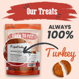 Turkey Chips for Dogs | All-Natural Single-Ingredient Healthy Dog Treats - Farm To Pet - Flyclothing LLC