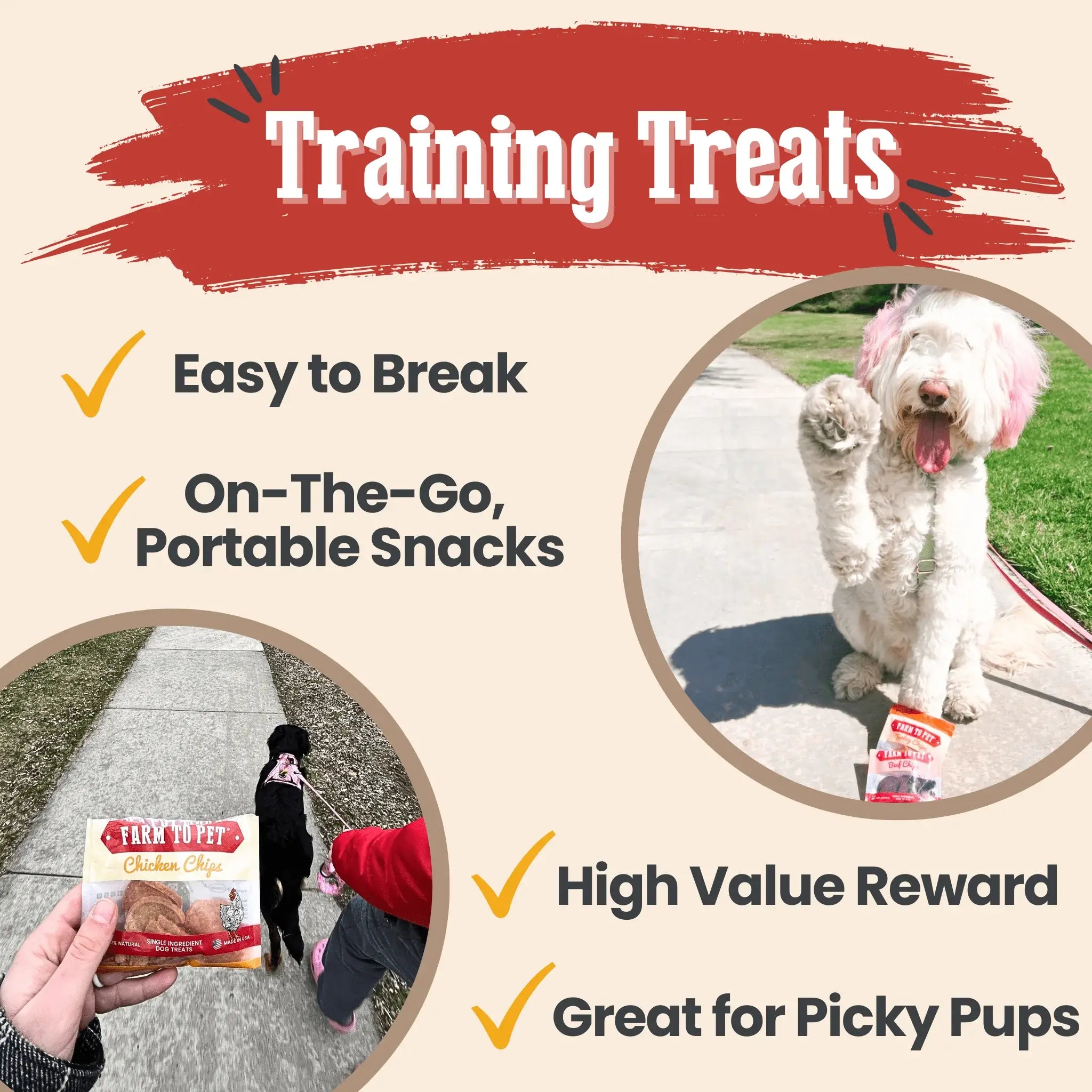 Snack Pack Dog Treat Sampler - Farm To Pet - Flyclothing LLC