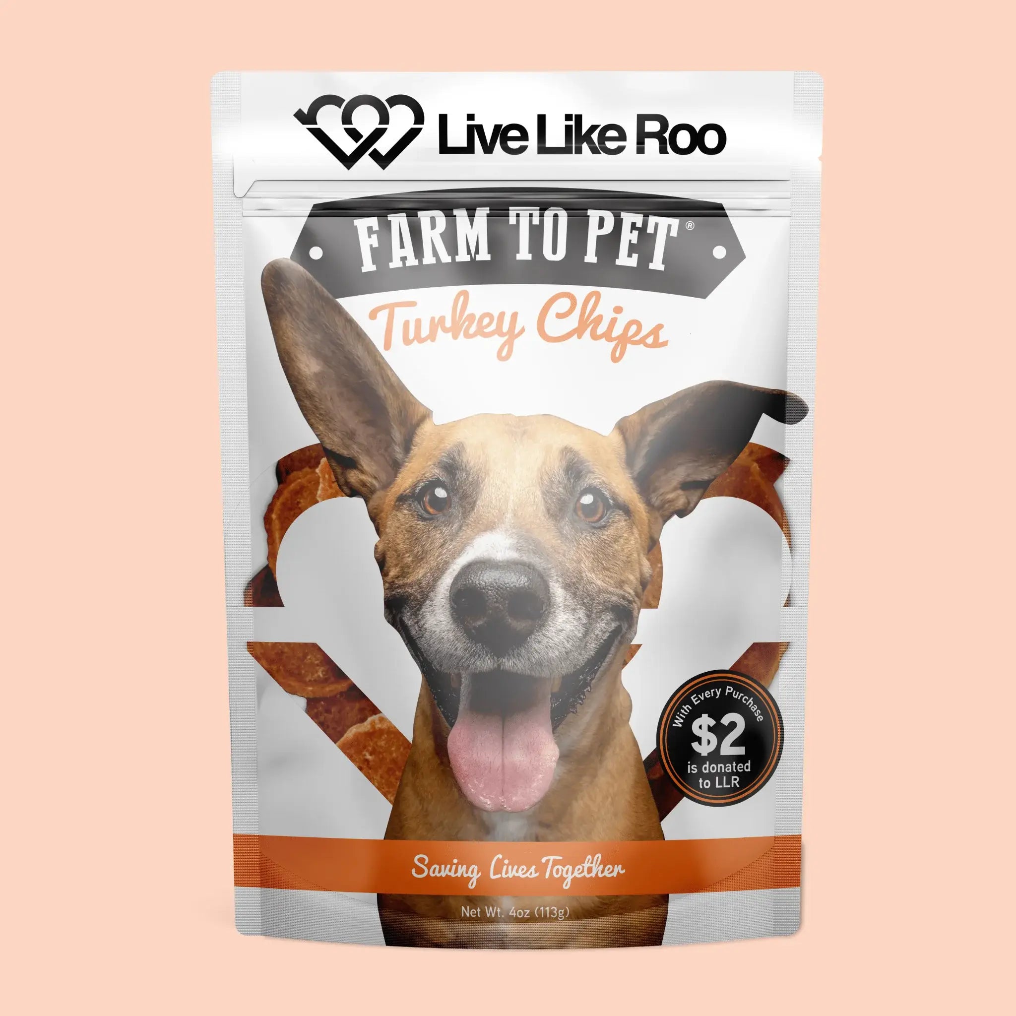 Live Like Roo Turkey Chips for Dogs | Dog Treats That Give Back - Farm To Pet - Flyclothing LLC