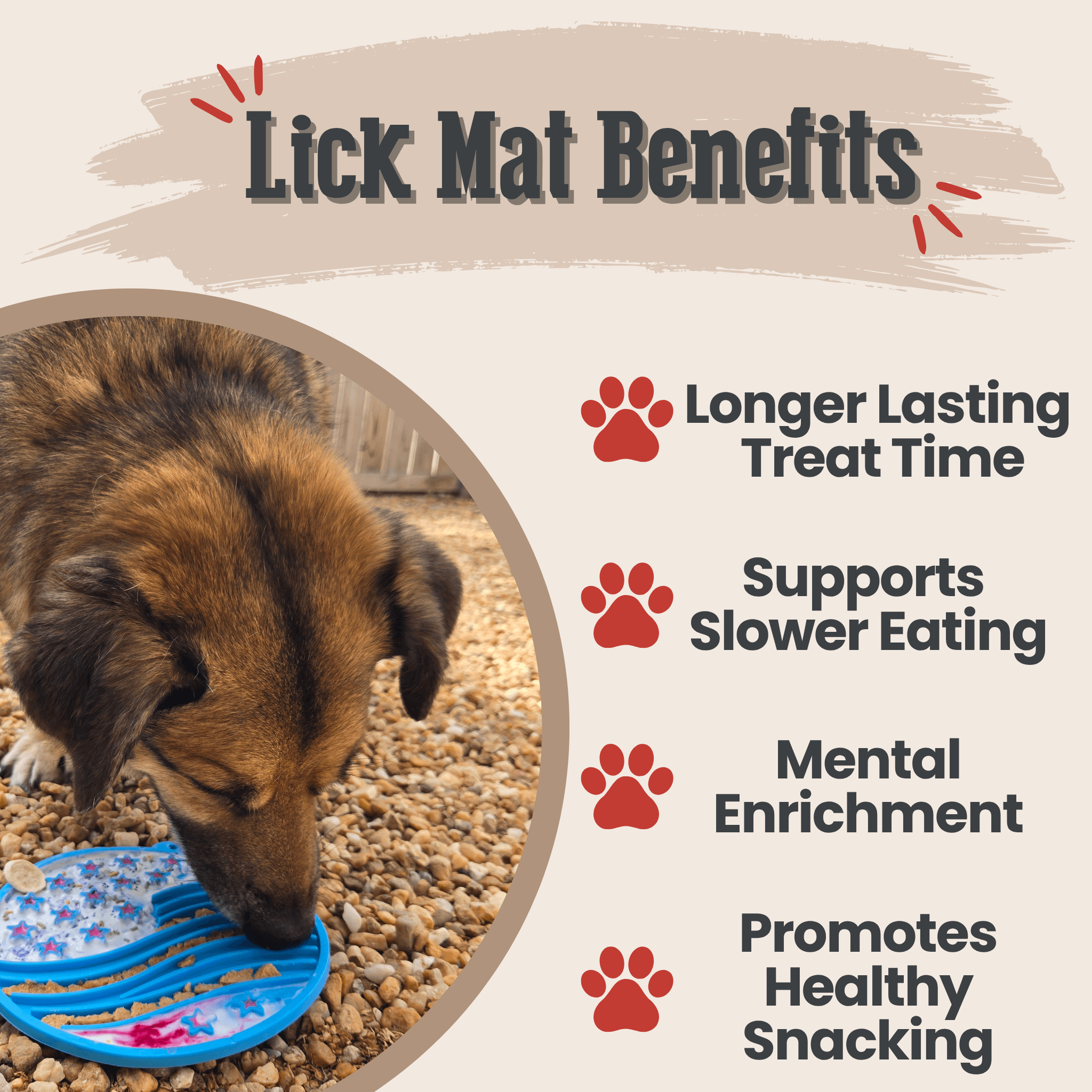 Dog Lick Mats with Suction Cups - Farm To Pet - Flyclothing LLC
