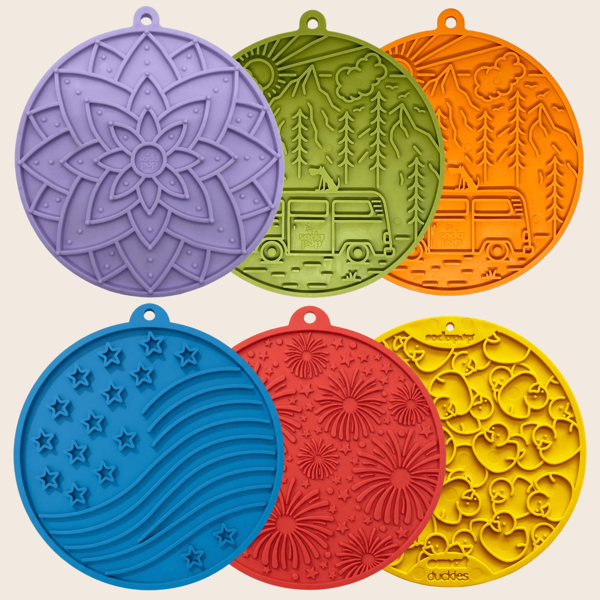 Dog Lick Mats with Suction Cups - Farm To Pet - Flyclothing LLC