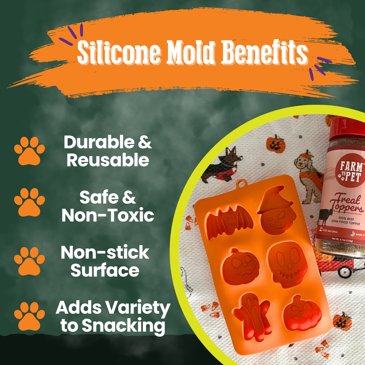 Pet Treat Molds - Farm To Pet - Flyclothing LLC