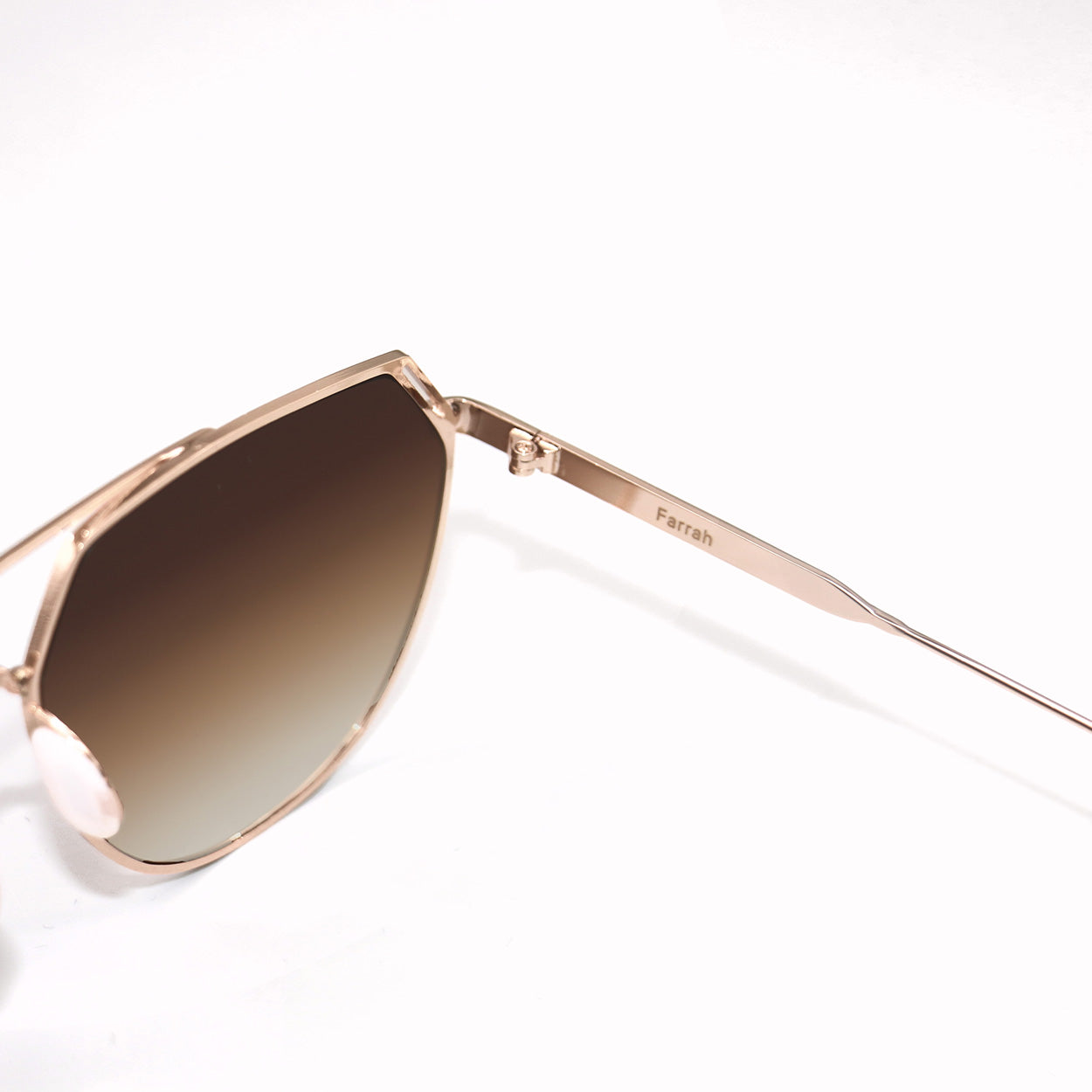 Farrah - Brown Tangle Free Aviator Sunglasses - TopFoxx - Flyclothing LLC