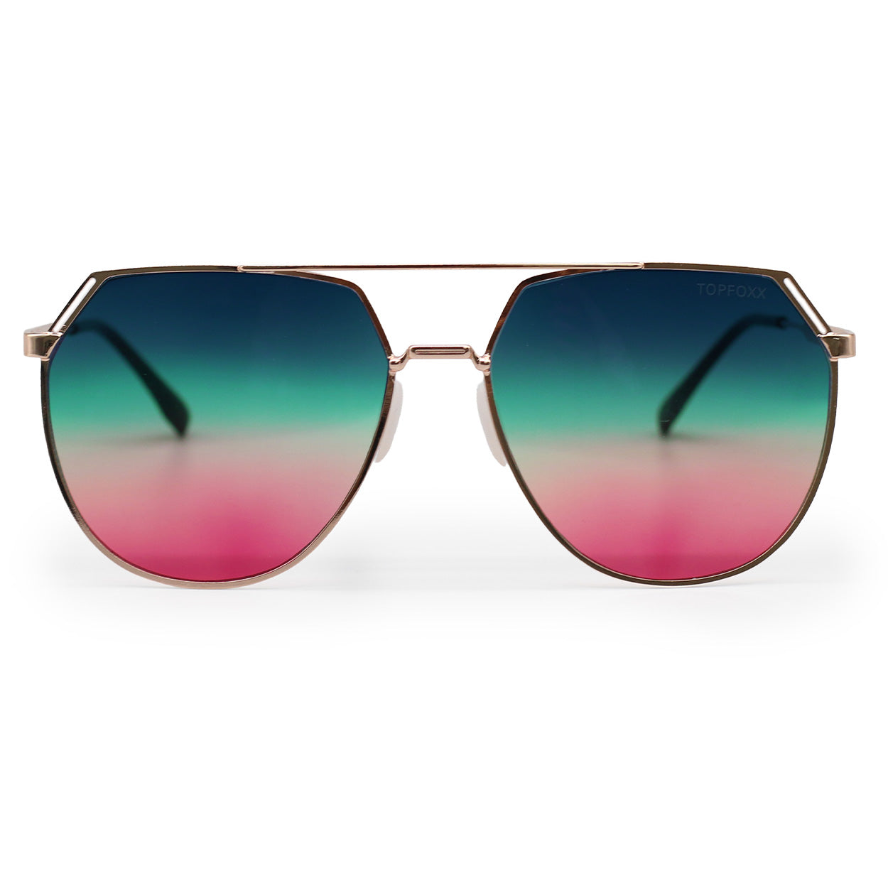 Farrah - Pride Tangle Free Aviator Sunglasses - TopFoxx - Flyclothing LLC