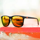 Matte Black / Red Sunset Fast Lanes