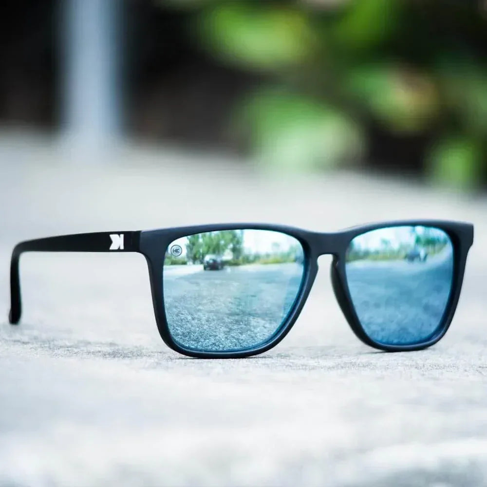 Matte Black / Sky Blue Fast Lanes - Knockaround - Flyclothing LLC
