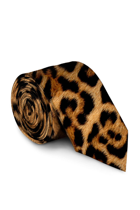 The Fastest Finishers | Leopard Print Tie - Shinesty