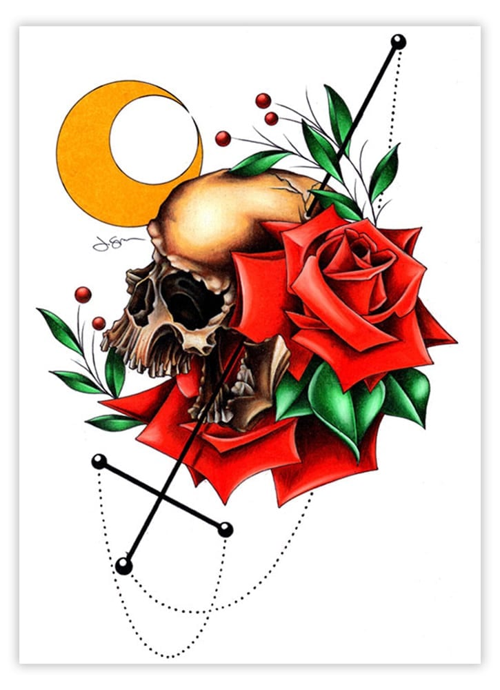 Black Market Art Company Fatal Eclipse Print