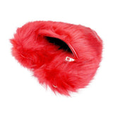 Faux Fur Heart Crossbody Bag - Madeline Love - Flyclothing LLC