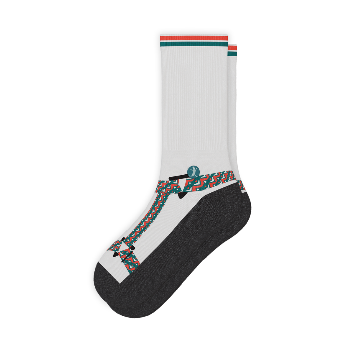 The Faux Pas | Velcro Sandal Heel Hammock™ Crew Socks - Shinesty - Flyclothing LLC