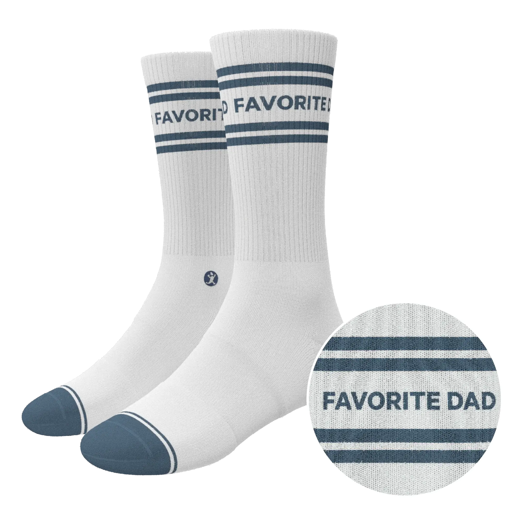 The Favorite Dad | Father's Day Heel Hammock™ Crew Socks - Shinesty - Flyclothing LLC