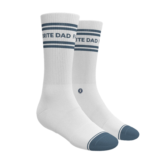 The Favorite Dad | Father's Day Heel Hammock™ Crew Socks - Shinesty - Flyclothing LLC
