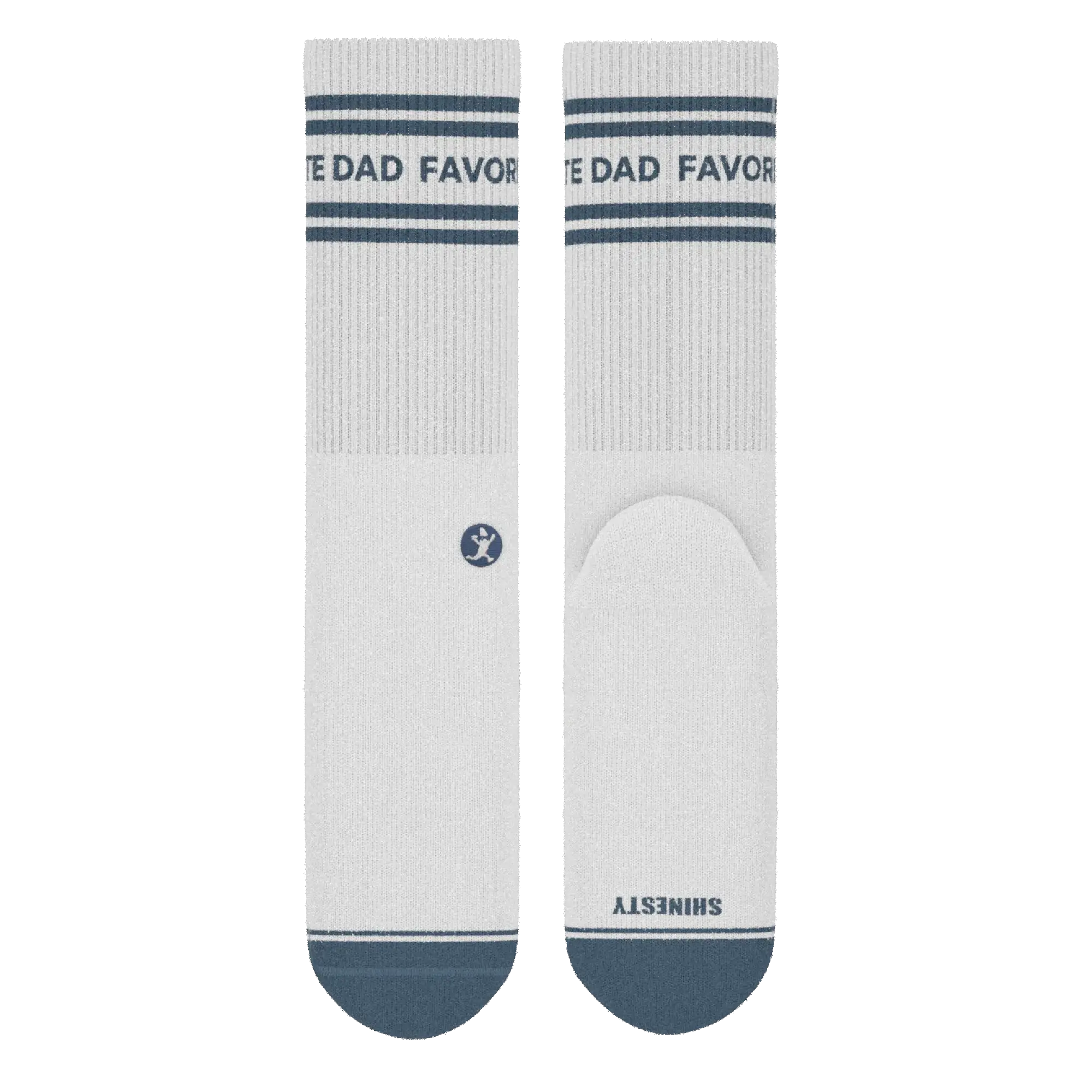 The Favorite Dad | Father's Day Heel Hammock™ Crew Socks - Shinesty - Flyclothing LLC