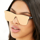 Sustainable Future Wife - Gold Square Wayfarer Sunglasses - TopFoxx - Flyclothing LLC