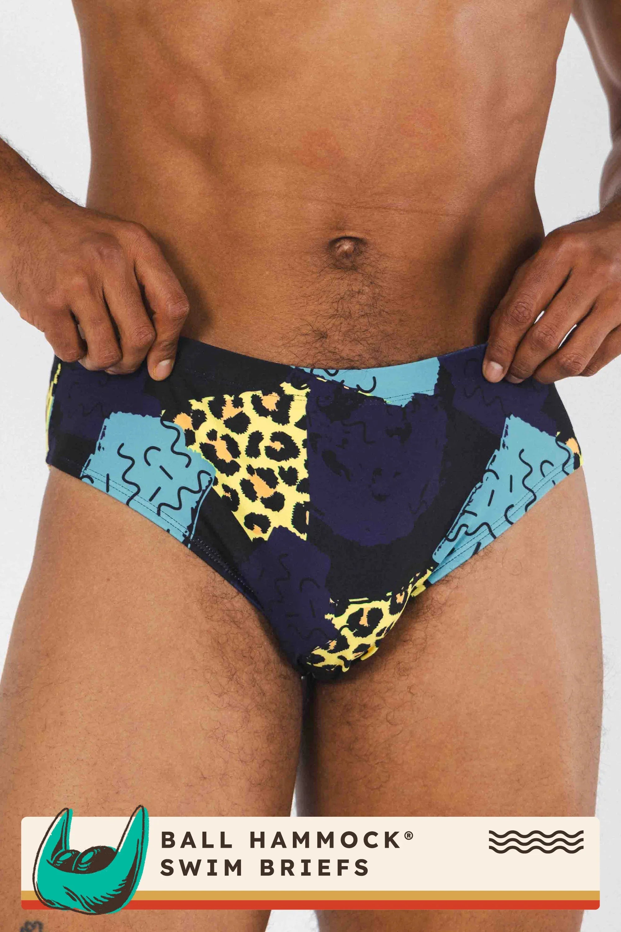 The Panty Dropper | Cheetah Ball Hammock® Pouch Swim Brief - Shinesty - Flyclothing LLC
