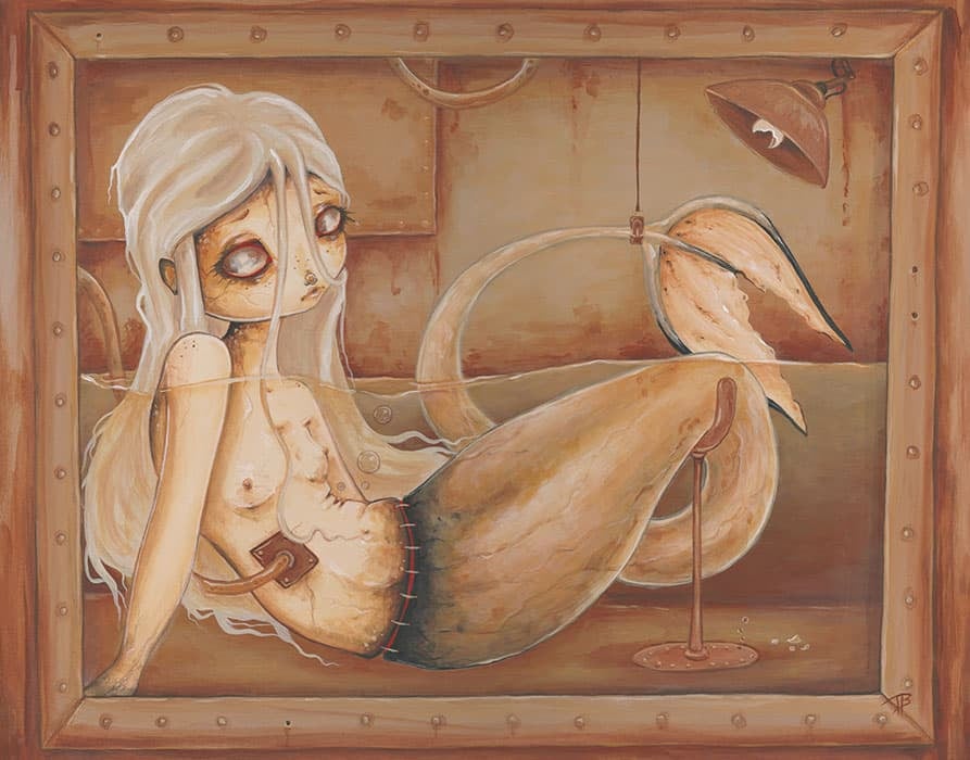 Black Market Art Company Feejee Mermaid Print