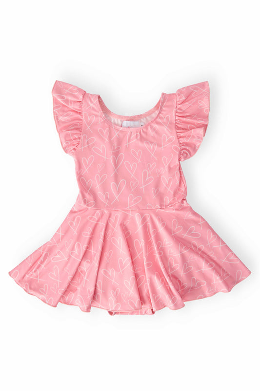 Feeling Pink S/S Twirl Leotard - Mila & Rose ® - Flyclothing LLC