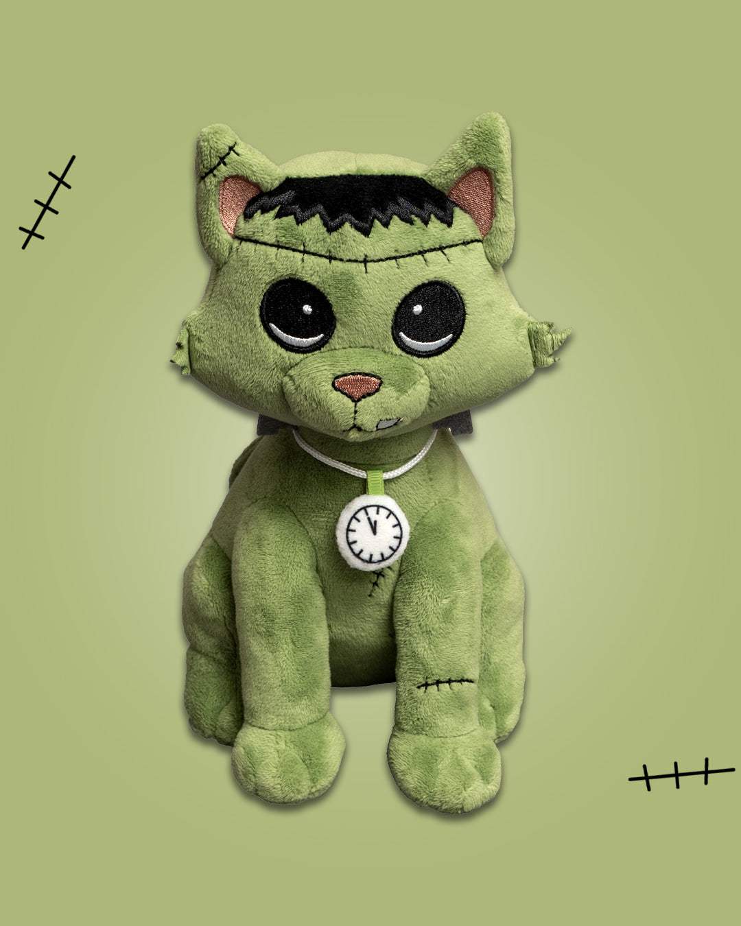 Felinestien Plush. Glow in the dark watch and tail - Alchemy of England - Flyclothing LLC