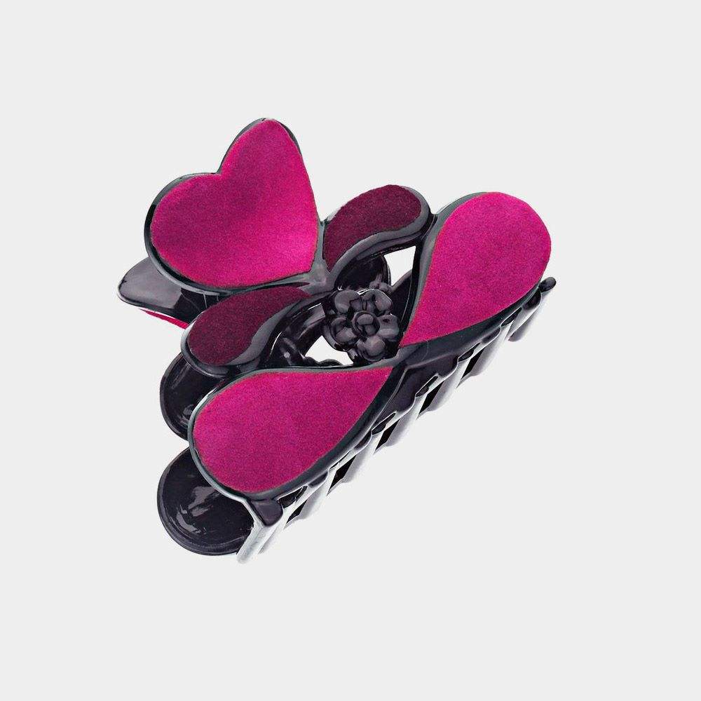 Felt Heart Hair Claw Clip - Madeline Love - Flyclothing LLC