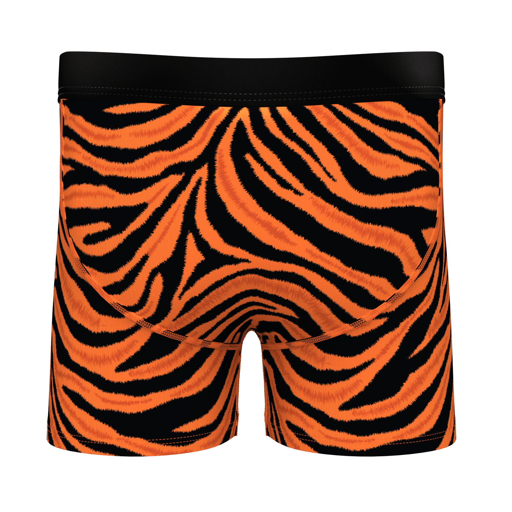 The Feral Feline | Tiger Print Boy's Boxer Briefs - Shinesty