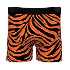 The Feral Feline | Tiger Print Boy's Boxer Briefs - Shinesty
