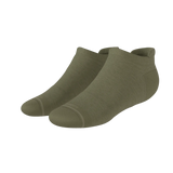 The Fields Of Green | Oil Green Heel Hammock™ Ankle Socks - Shinesty - Flyclothing LLC