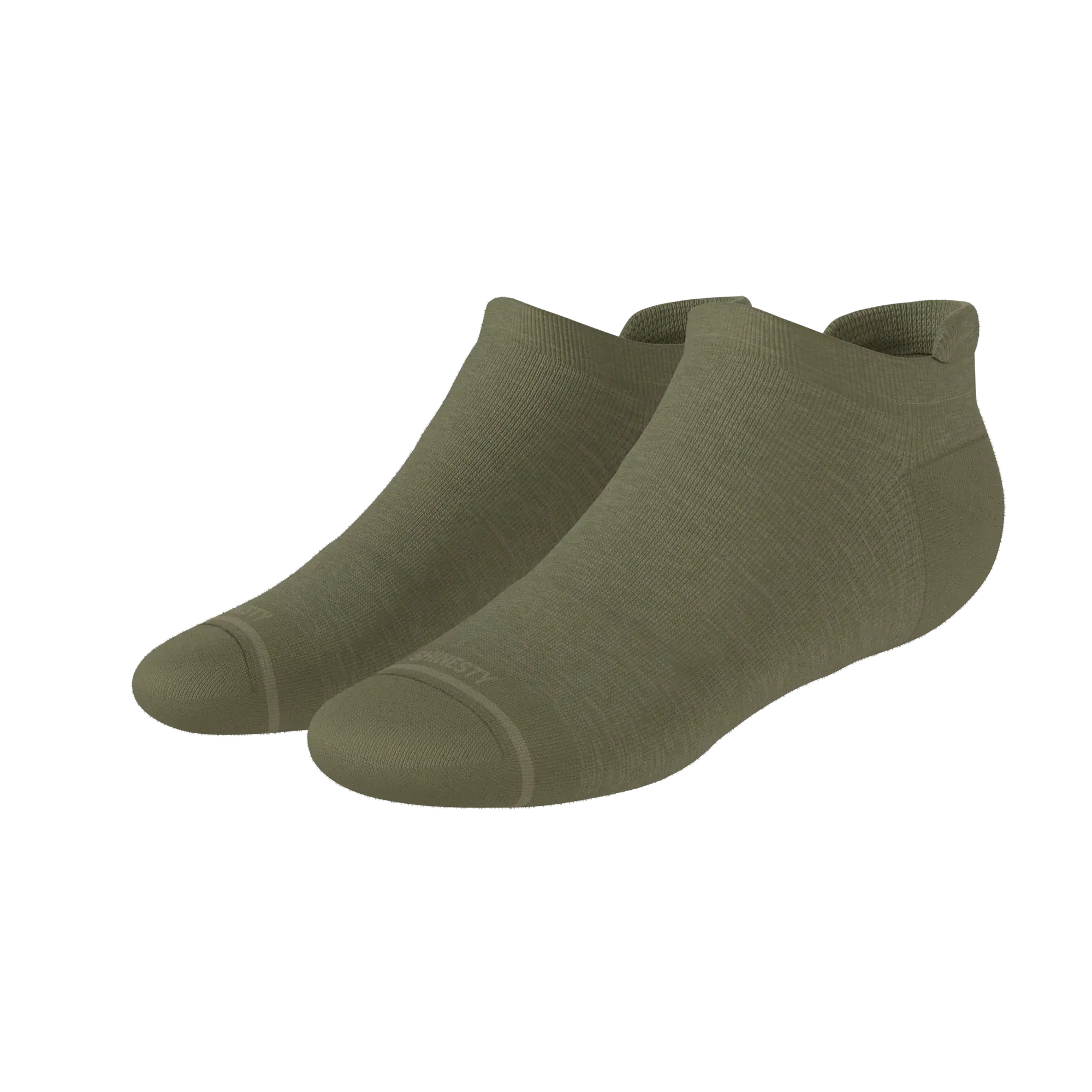 The Fields Of Green | Oil Green Heel Hammock™ Ankle Socks - Shinesty - Flyclothing LLC