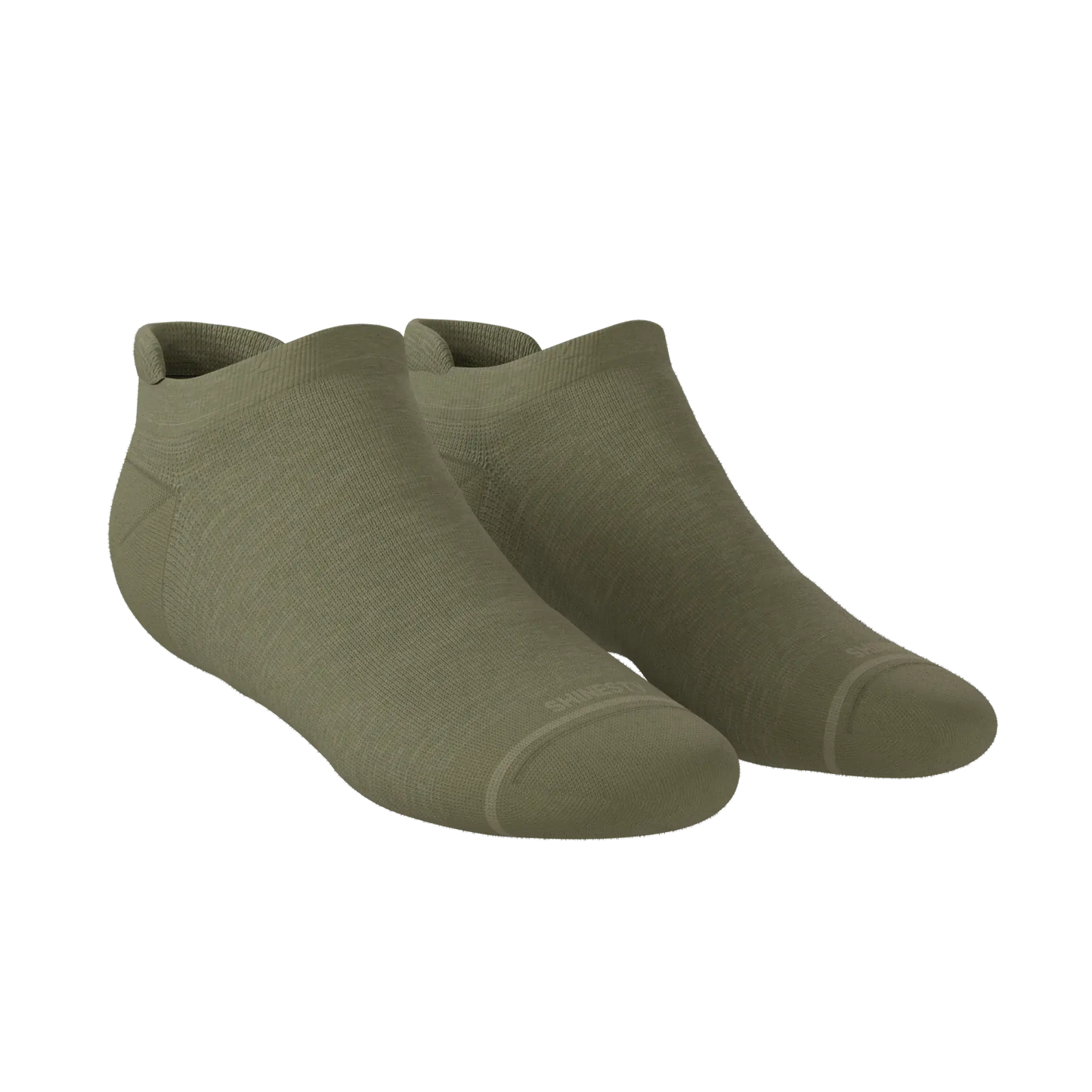 The Fields Of Green | Oil Green Heel Hammock™ Ankle Socks - Shinesty - Flyclothing LLC