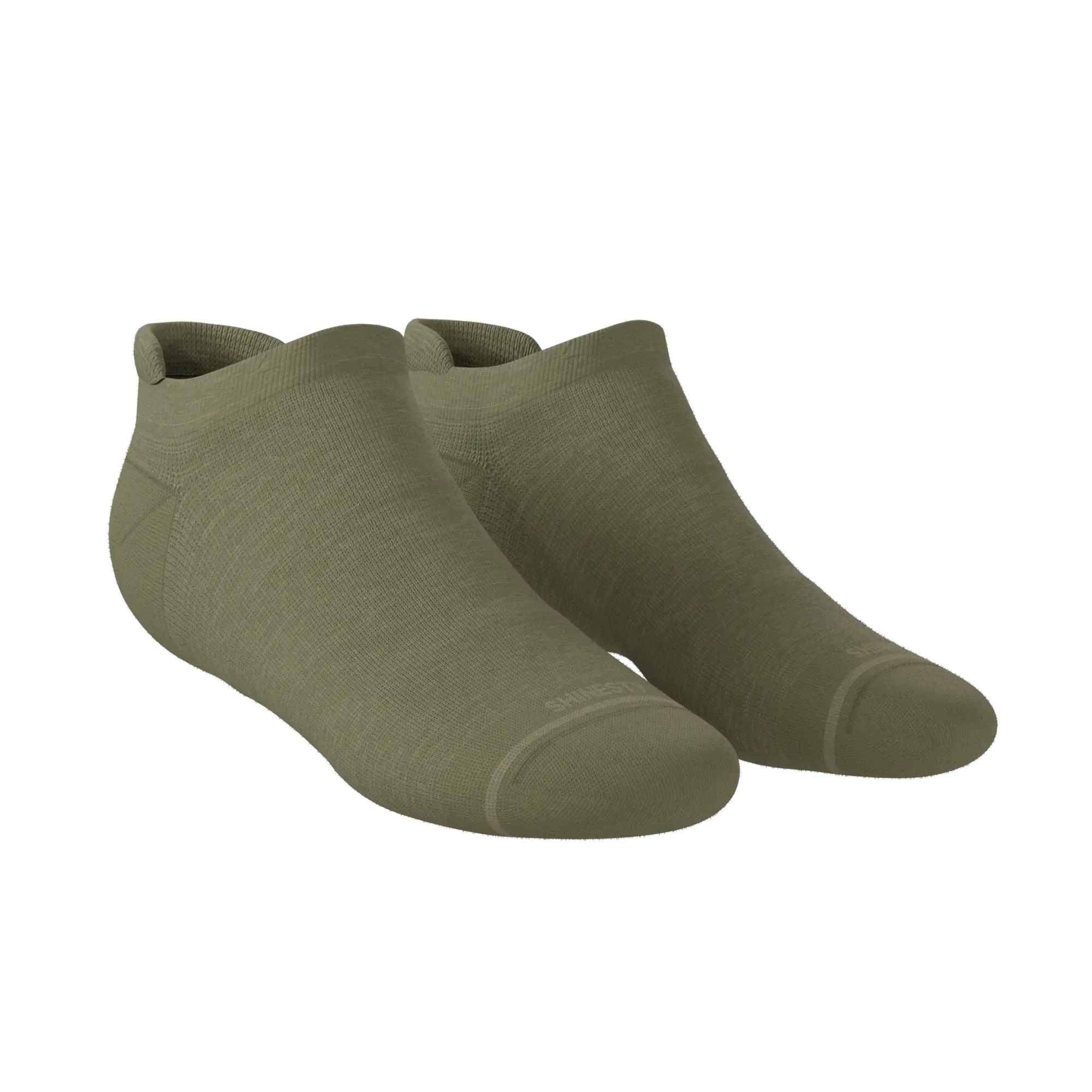 The Fields Of Green | Oil Green Heel Hammock™ Ankle Socks - Shinesty - Flyclothing LLC