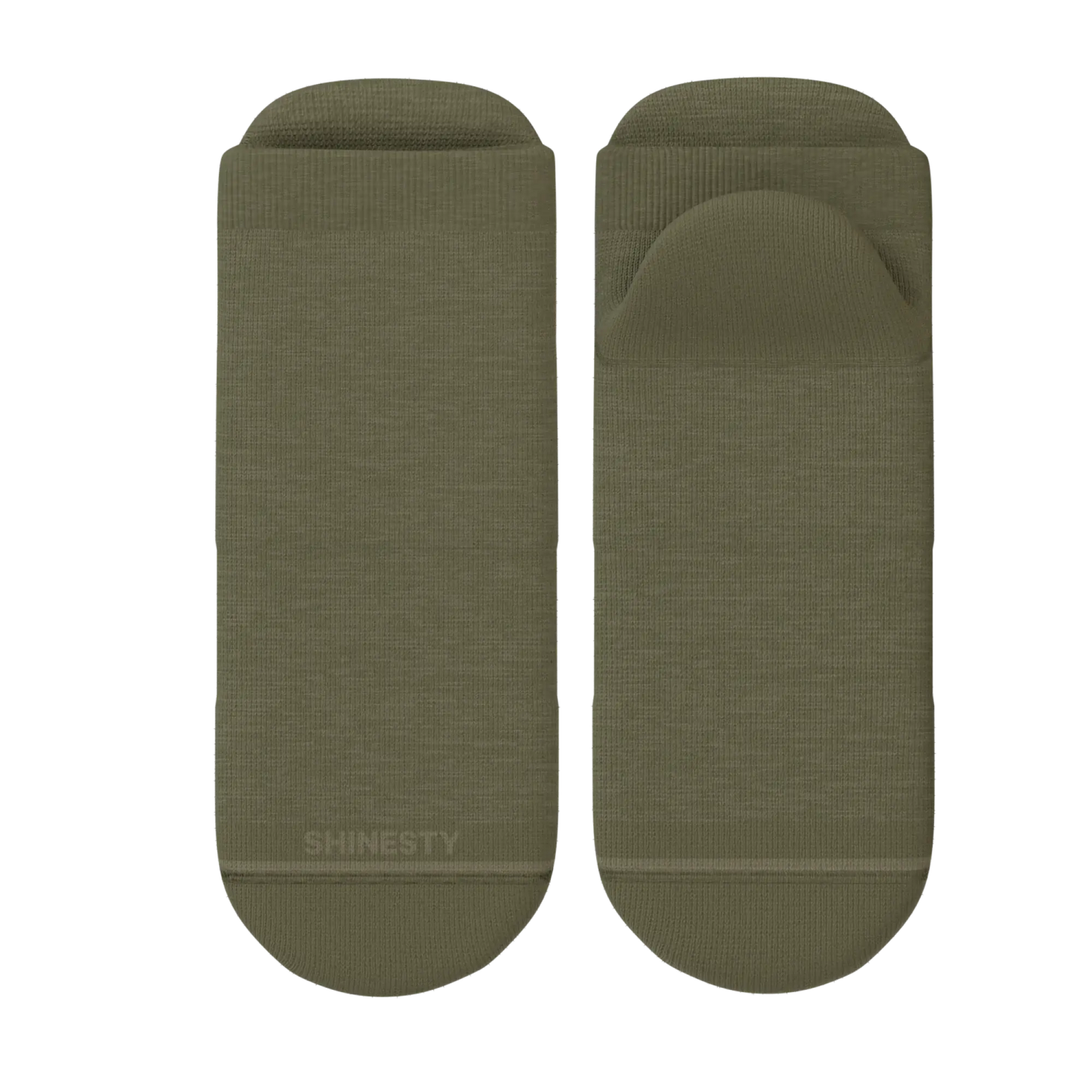 The Fields Of Green | Oil Green Heel Hammock™ Ankle Socks - Shinesty - Flyclothing LLC