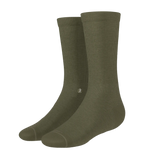The Fields Of Green | Oil Green Heel Hammock™ Crew Socks - Shinesty - Flyclothing LLC