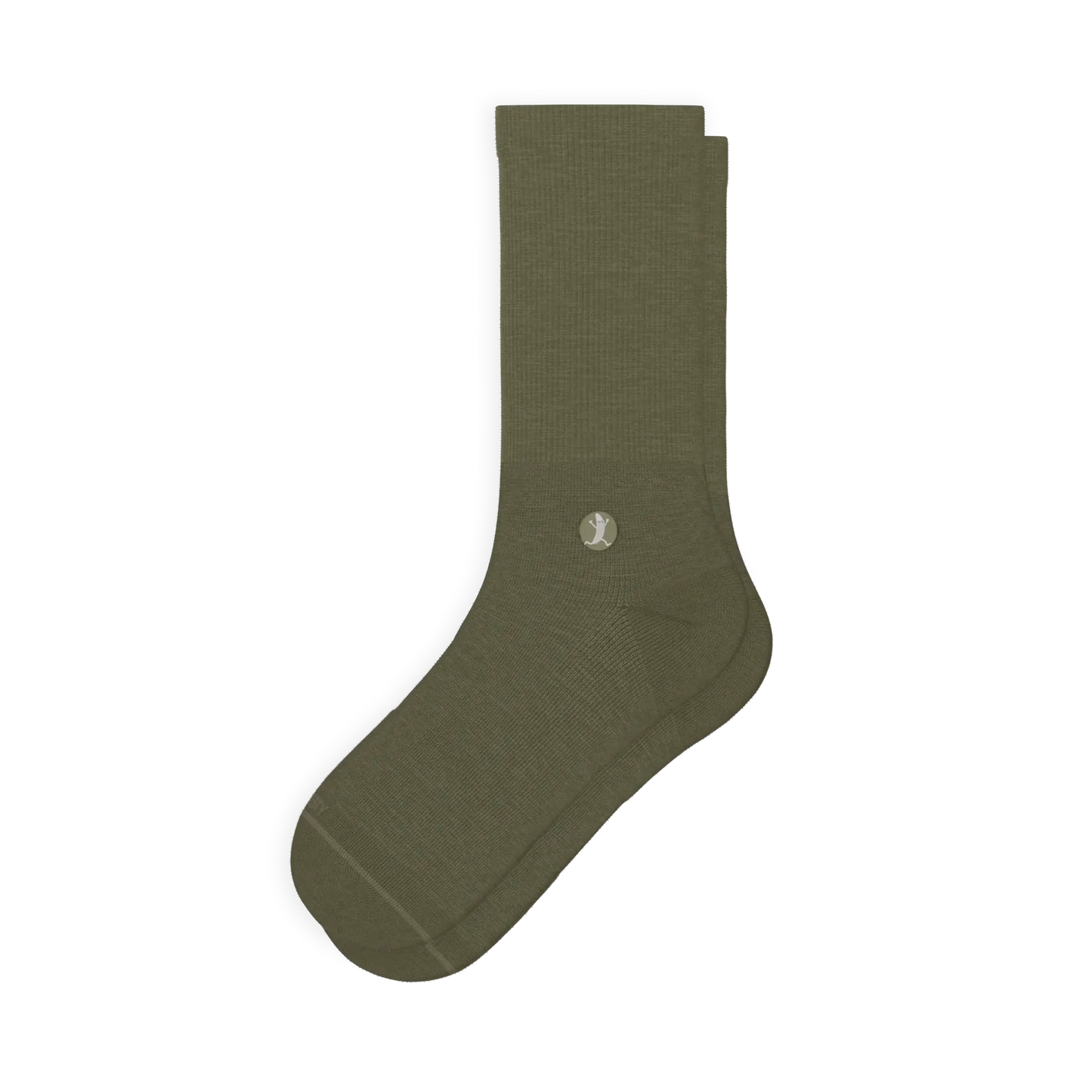 The Fields Of Green | Oil Green Heel Hammock™ Crew Socks - Shinesty - Flyclothing LLC