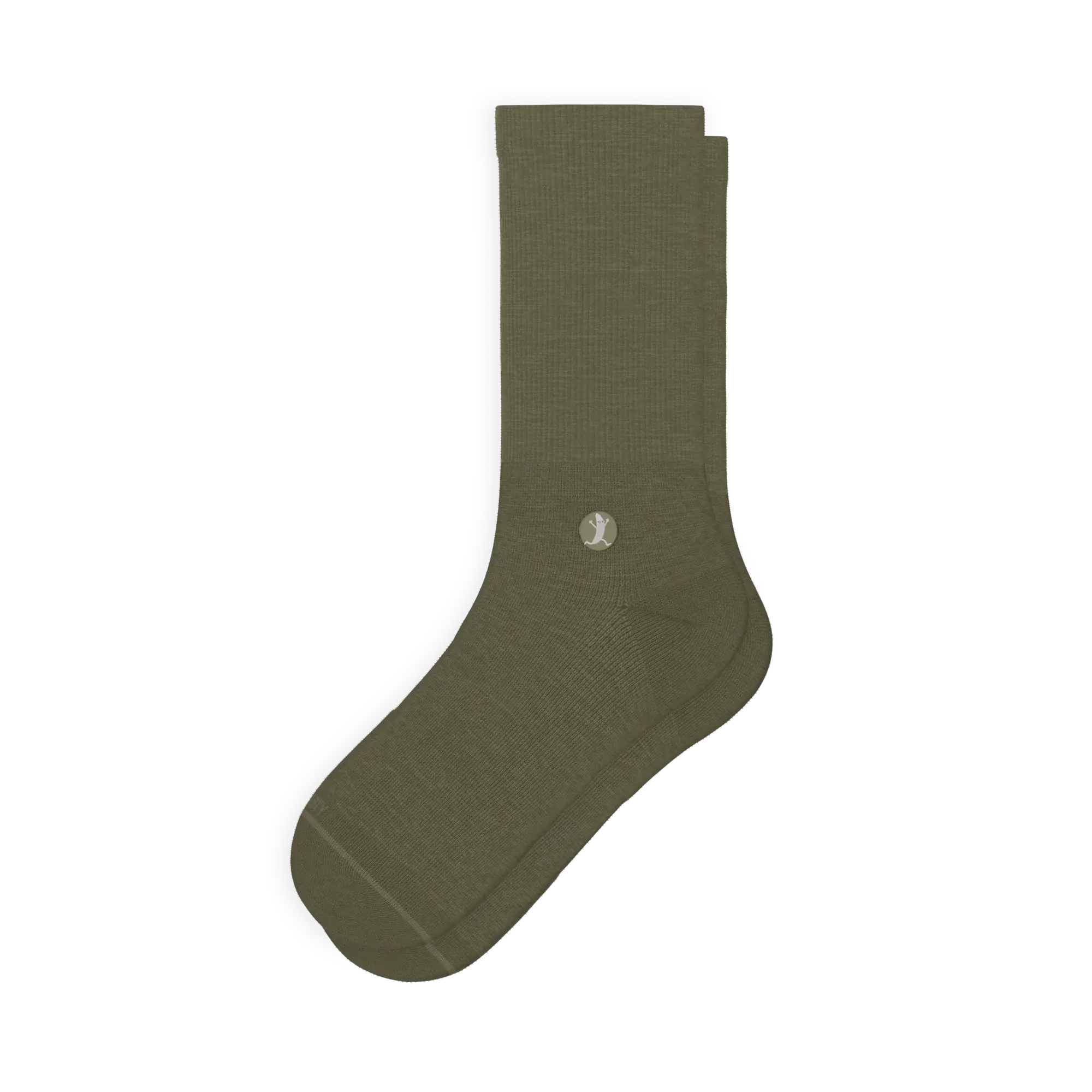 The Fields Of Green | Oil Green Heel Hammock™ Crew Socks - Shinesty - Flyclothing LLC