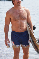 The Tidal Lager | Beer Surfer Ball Hammock® Pouch 5" Swim Trunks - Shinesty - Flyclothing LLC