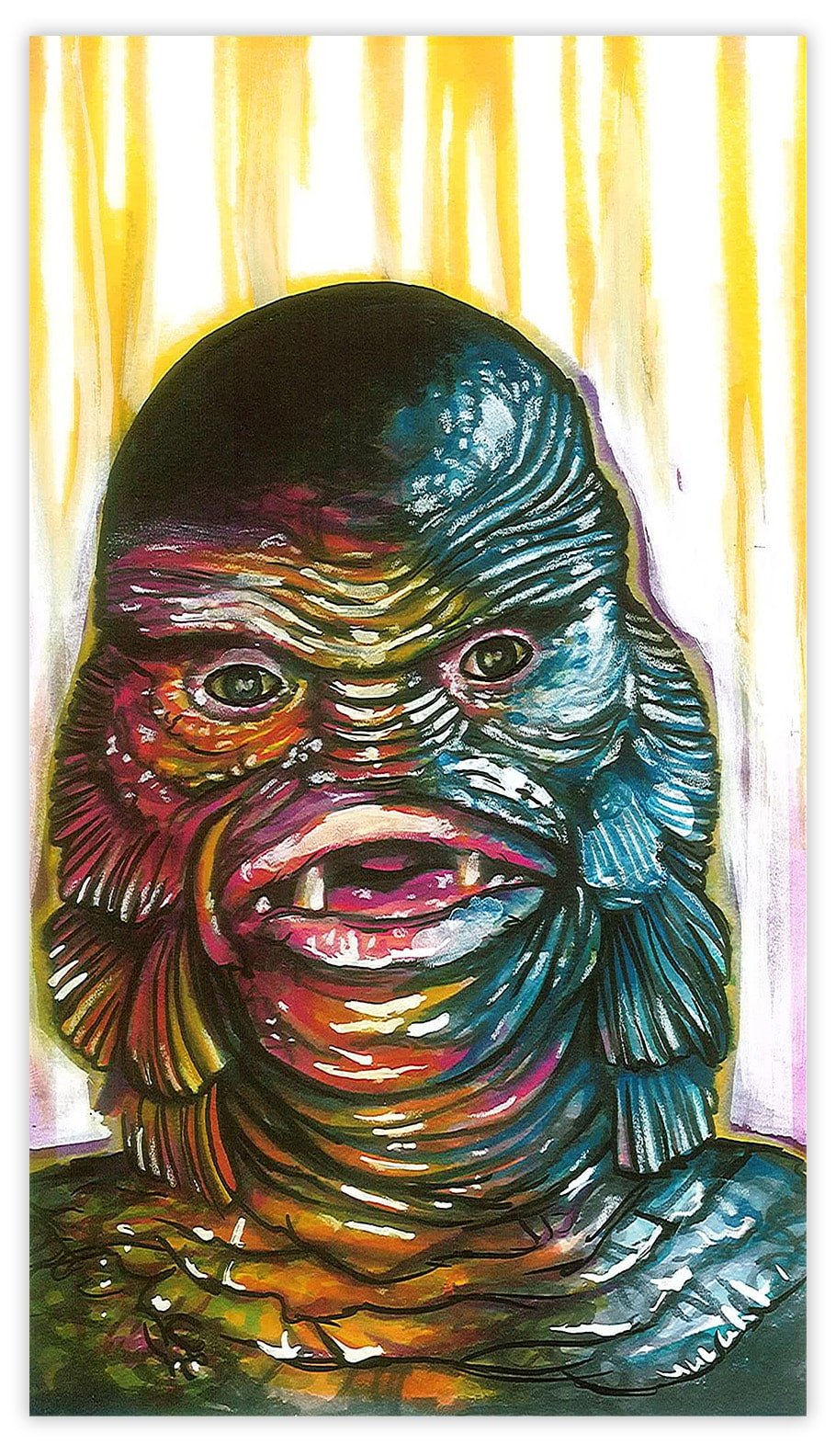 Black Market Art Company Fish Lips Print