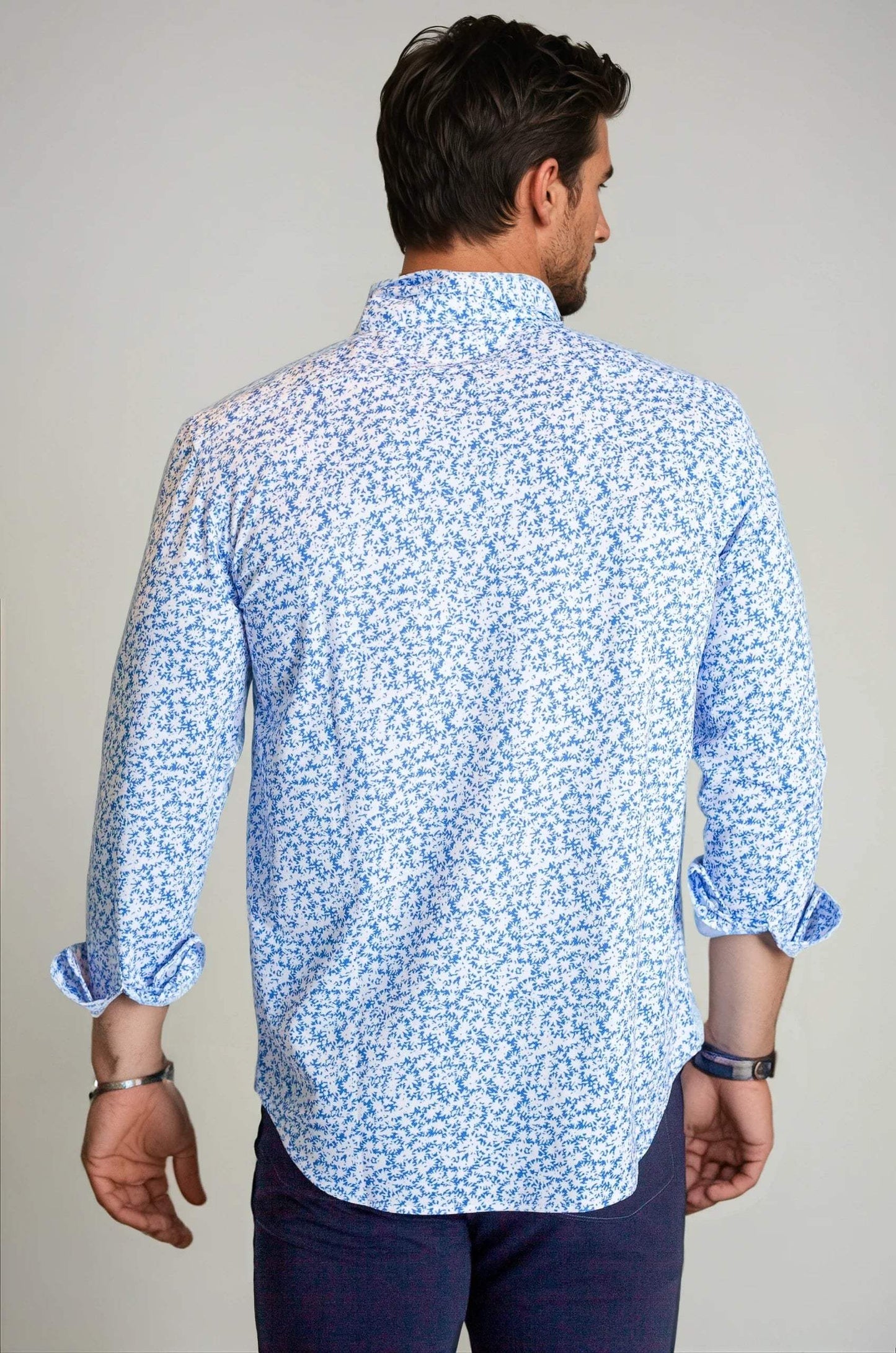 Five-O Floral Long Sleeve Tech Shirt - Buki - Flyclothing LLC