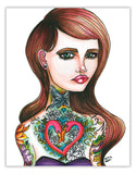 Black Market Art Company Flamingo Print