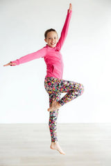 SALE Flexible Floral Active Legging - Mila & Rose ® - Flyclothing LLC