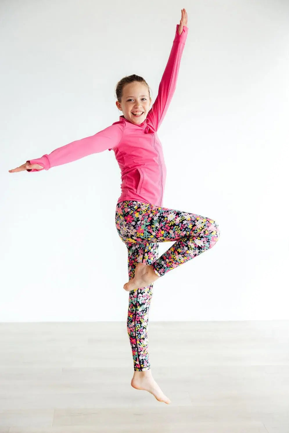 SALE Flexible Floral Active Legging - Mila & Rose ® - Flyclothing LLC