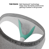 The Flintstone | Heather Grey and Black Ball Hammock® Pouch Underwear Briefs
