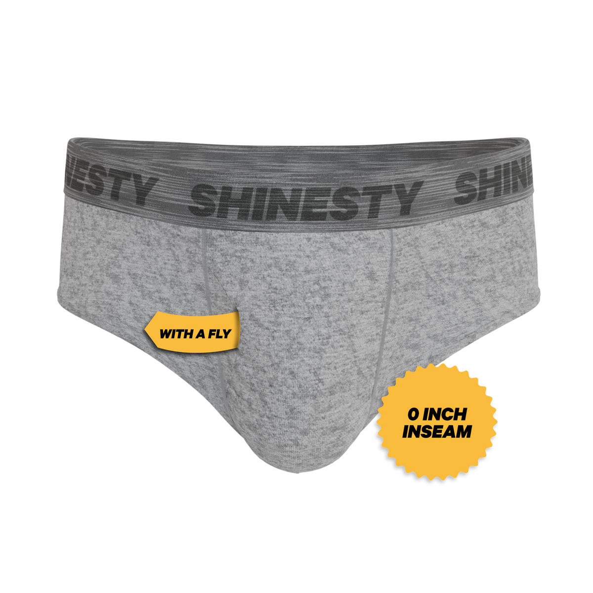 The Flintstone | Heather Grey and Black Ball Hammock® Pouch Underwear Briefs