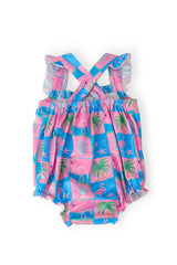 Flock Star Ruffle Cross Back Romper - Mila & Rose ® - Flyclothing LLC