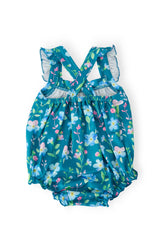 Floral Breeze Ruffle Cross Back Romper - Mila & Rose ® - Flyclothing LLC